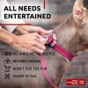 Long Lasting Leather Dog Collar for Large Dogs Medium Small Dogs Adjustable for Boy Girl Dog Collars with Durable Buckle D Ring Pink 15 - 20 inch Neck