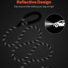 Rope Dog Leash with Padded Handle for Medium Large Dogs