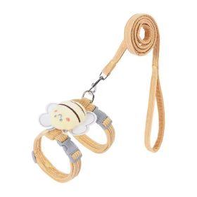 Kitten Harness Vest With Wing Decoration, Strap Set For Cats And Small Dogs, Adjustable Pet Cat Harness Accessories