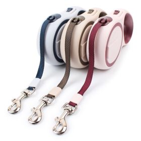 Retractable Dog Leash; Dog Walking Leash for Medium Large Dogs up to 110lbs; One Button Break & Lock ; Heavy Duty No Tangle (Specification (L * W): 5m, colour: blue)