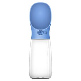 wPet Water Cup Outdoor Portable Water Bottle (Style: 550ML, Color: Sea blue)