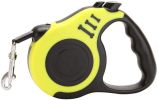 lDog Leash Retractable for Small Medium Dog up to 33lbs Nylon Tape/Ribbon Anti-Slip Handle One-Handed Brake Pause Lock