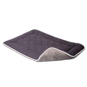 DGS Pet Products Pet Cotton Canvas Sleeper Cushion Extra Small Sand 15" x 20" x 1" (Color: Pebble Grey, size: Extra Small)