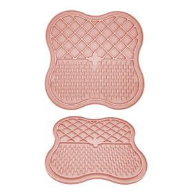 SilIcone Licking Food Mat (Color: Pink)