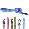 Trendy Printed PVC Dog Leash & Collar Set | Waterproof Heavy Duty Pet Lead