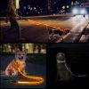 Adjustable High - quality Reflective print leash set  Durable Waterproof No - tangle Night walks Morning jogs Camping adventures Beach outings