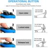 lDog Leash Retractable for Small Medium Dog up to 33lbs Nylon Tape/Ribbon Anti-Slip Handle One-Handed Brake Pause Lock
