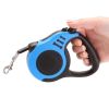 lDog Leash Retractable for Small Medium Dog up to 33lbs Nylon Tape/Ribbon Anti-Slip Handle One-Handed Brake Pause Lock