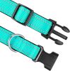 collReflective Dog Collar; Soft Neoprene Padded Breathable Nylon Pet Collar Adjustable for Medium Dogs