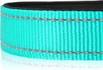 collReflective Dog Collar; Soft Neoprene Padded Breathable Nylon Pet Collar Adjustable for Medium Dogs
