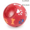 tFood Dispensing Dog Toys; Pet Ball Toys; Rubber Slow Feeder Dog Puzzle Toys; Dog Treat Balls