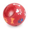 tFood Dispensing Dog Toys; Pet Ball Toys; Rubber Slow Feeder Dog Puzzle Toys; Dog Treat Balls
